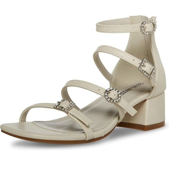 BRAND NEW STEVE MADDEN GIRL'S BONE JTARLY HEELS SANDAL G1 - Picture 1 of 16